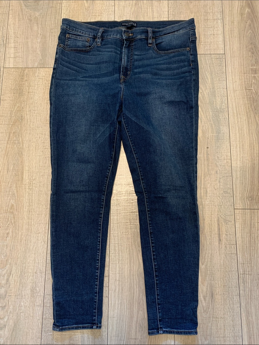 J.Crew Mercantile Women's Dark Indigo Stretch Skinny Jeans